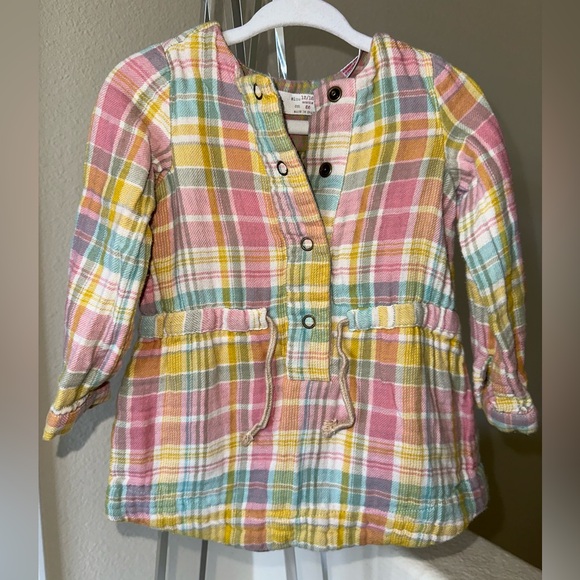 Beautiful ZARA Pastel Checkered Dress - Picture 1 of 4